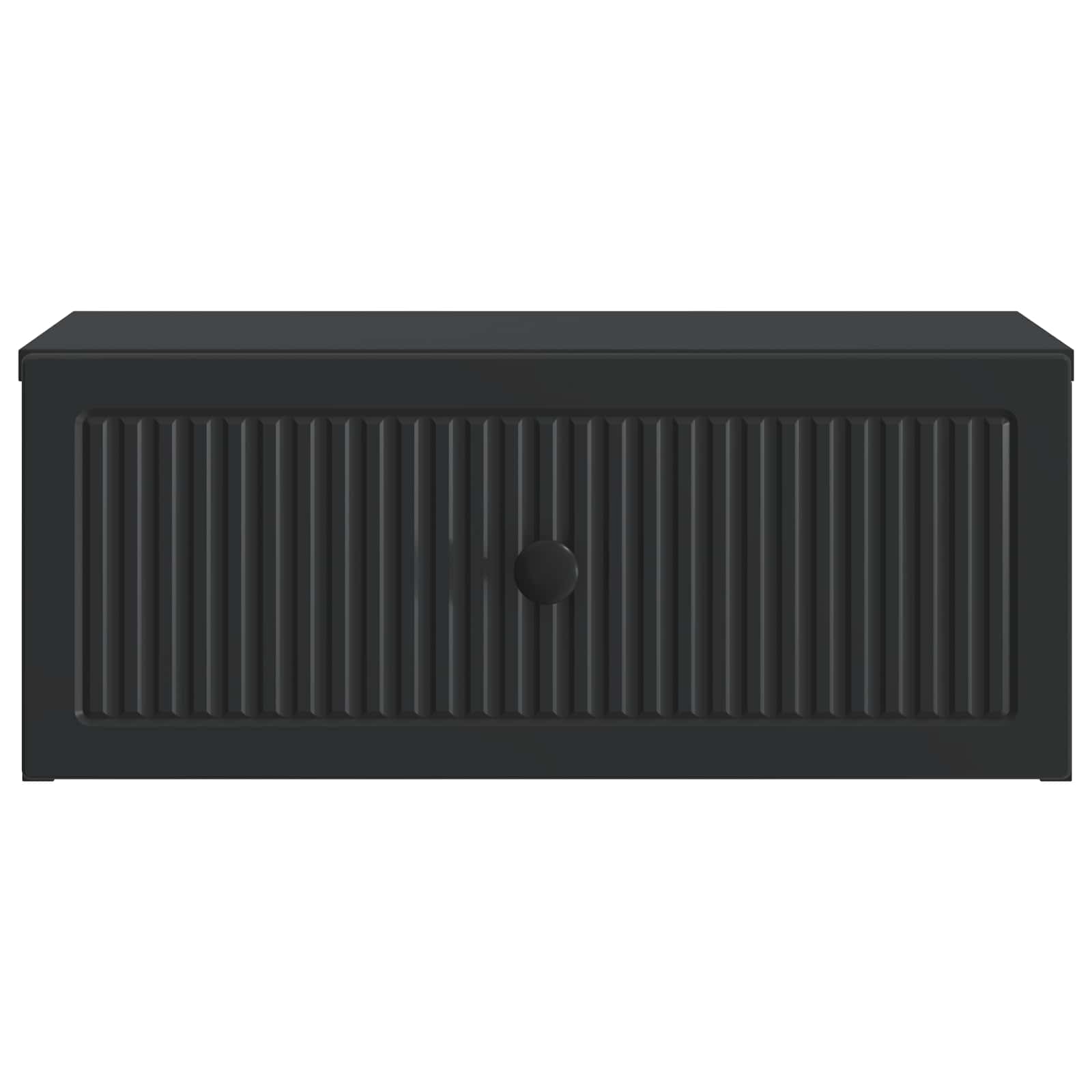 vidaXL Bedside Cabinet Black 49 x 34.5 x 20 cm Engineered Wood 5