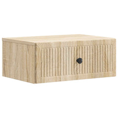 vidaXL Bedside Cabinet Sonoma Oak 49 x 34.5 x 20 cm Engineered Wood 2