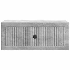 vidaXL Bedside Cabinet Concrete Grey 49 x 34.5 x 20 cm Engineered Wood 5