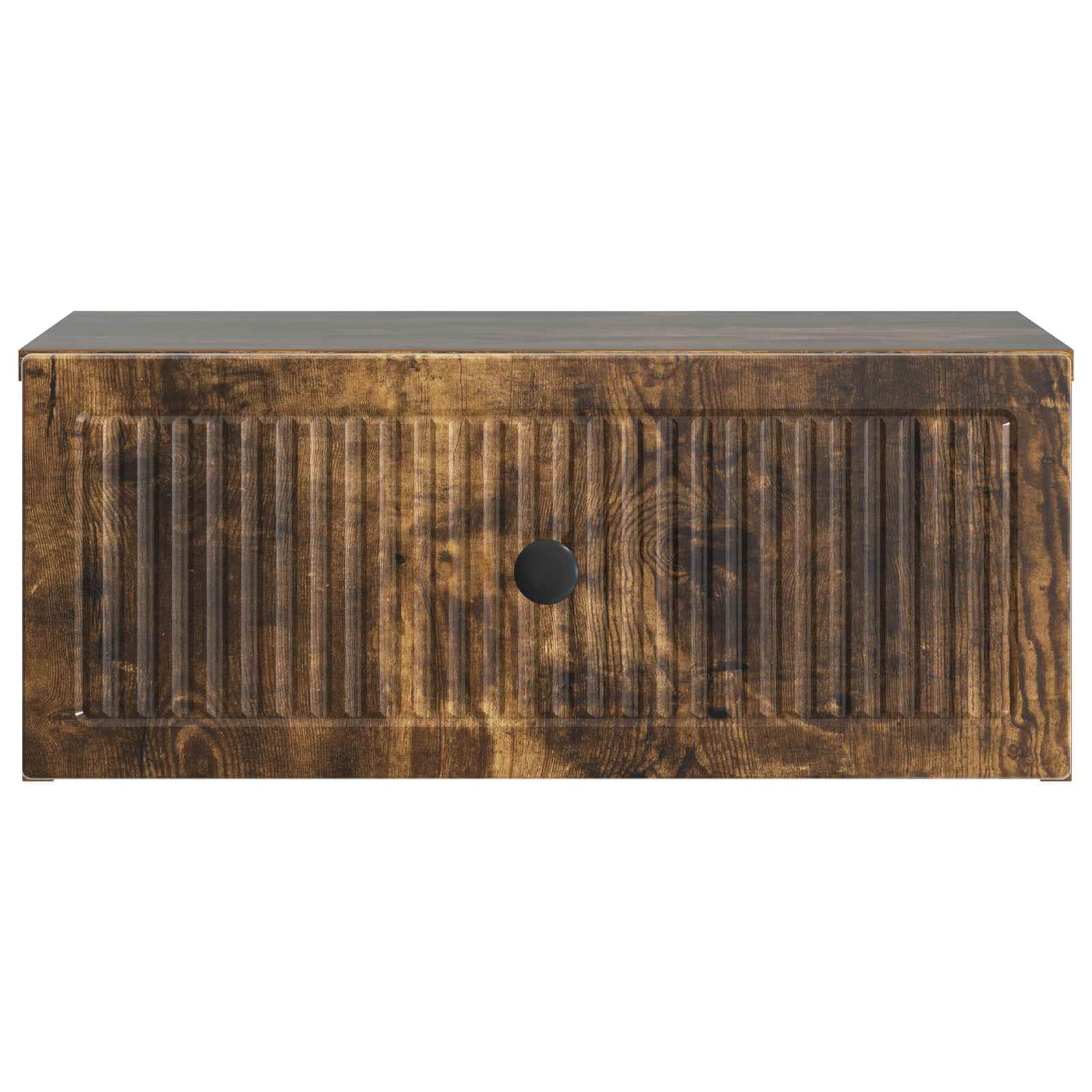 vidaXL Bedside Cabinet Smoked Oak 49 x 34.5 x 20 cm Engineered Wood 5