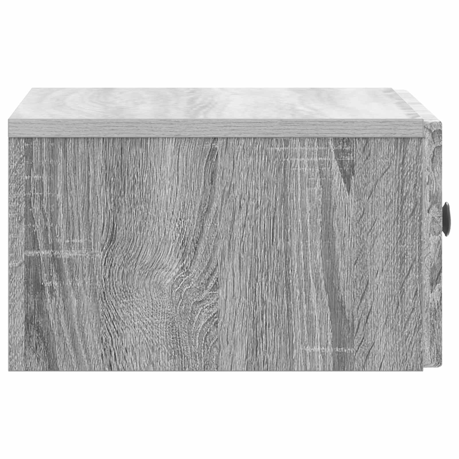 vidaXL Bedside Cabinet Grey Sonoma 49 x 34.5 x 20 cm Engineered Wood 6