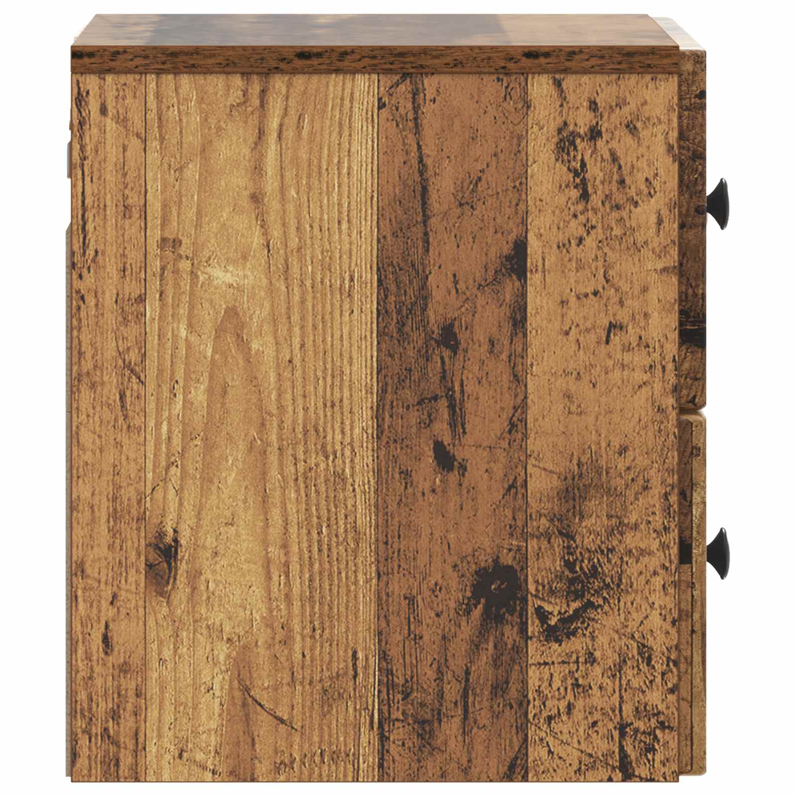 vidaXL Wall-Mounted Bedside Cabinet Old Wood 33 x 34.5 x 40 cm 6