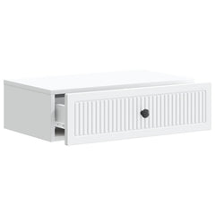 vidaXL Wall-Mounted Side Table White 59 x 34.5 x 17 cm Engineered Wood 4