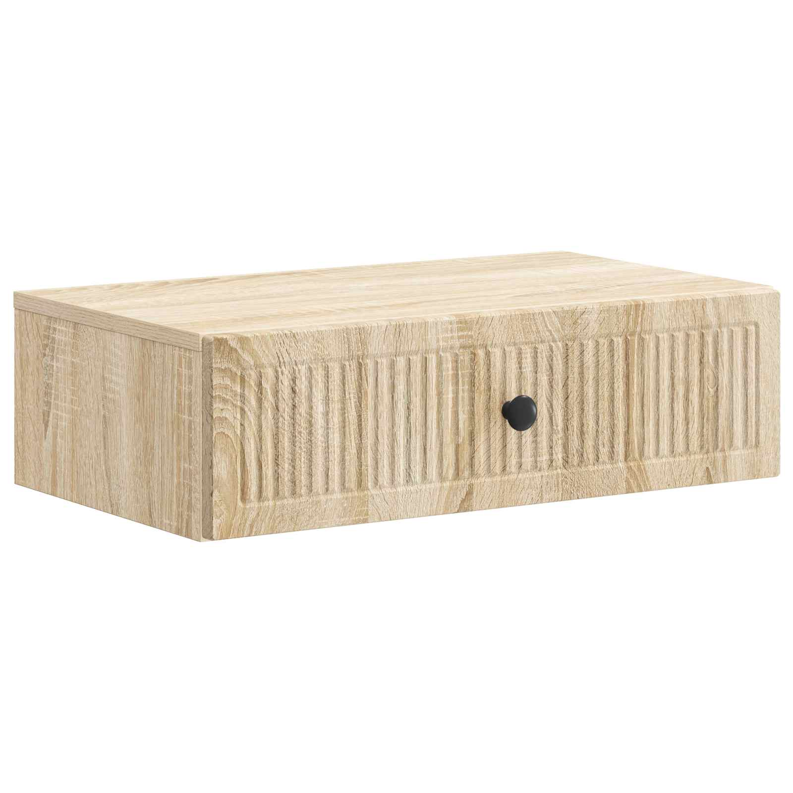vidaXL Wall-Mounted Side Table Sonoma Oak 59 x 34.5 x 17 cm 2