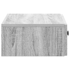vidaXL Wall-Mounted Side Table Grey Sonoma 59 x 34.5 x 17 cm 6