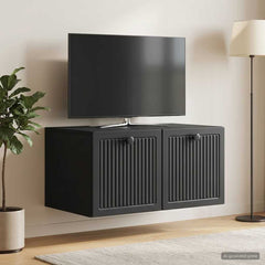 Wall-Mounted TV Cabinet 59.5 x 41 x 30 cm Black