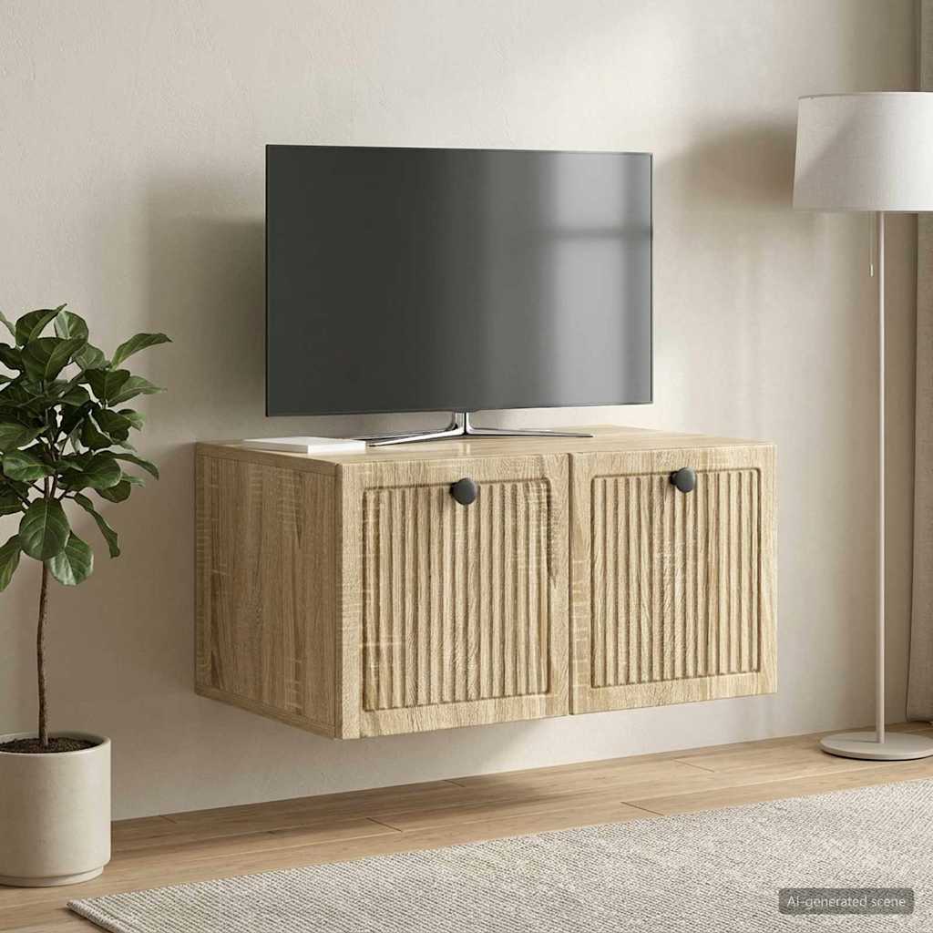 Wall-Mounted TV Cabinet 59.5 x 41 x 30 cm Sonoma oak