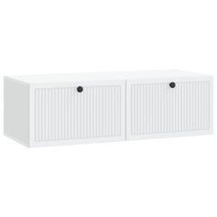 vidaXL Wall-Mounted TV Cabinet White 98 x 41 x 30 cm Engineered Wood 2