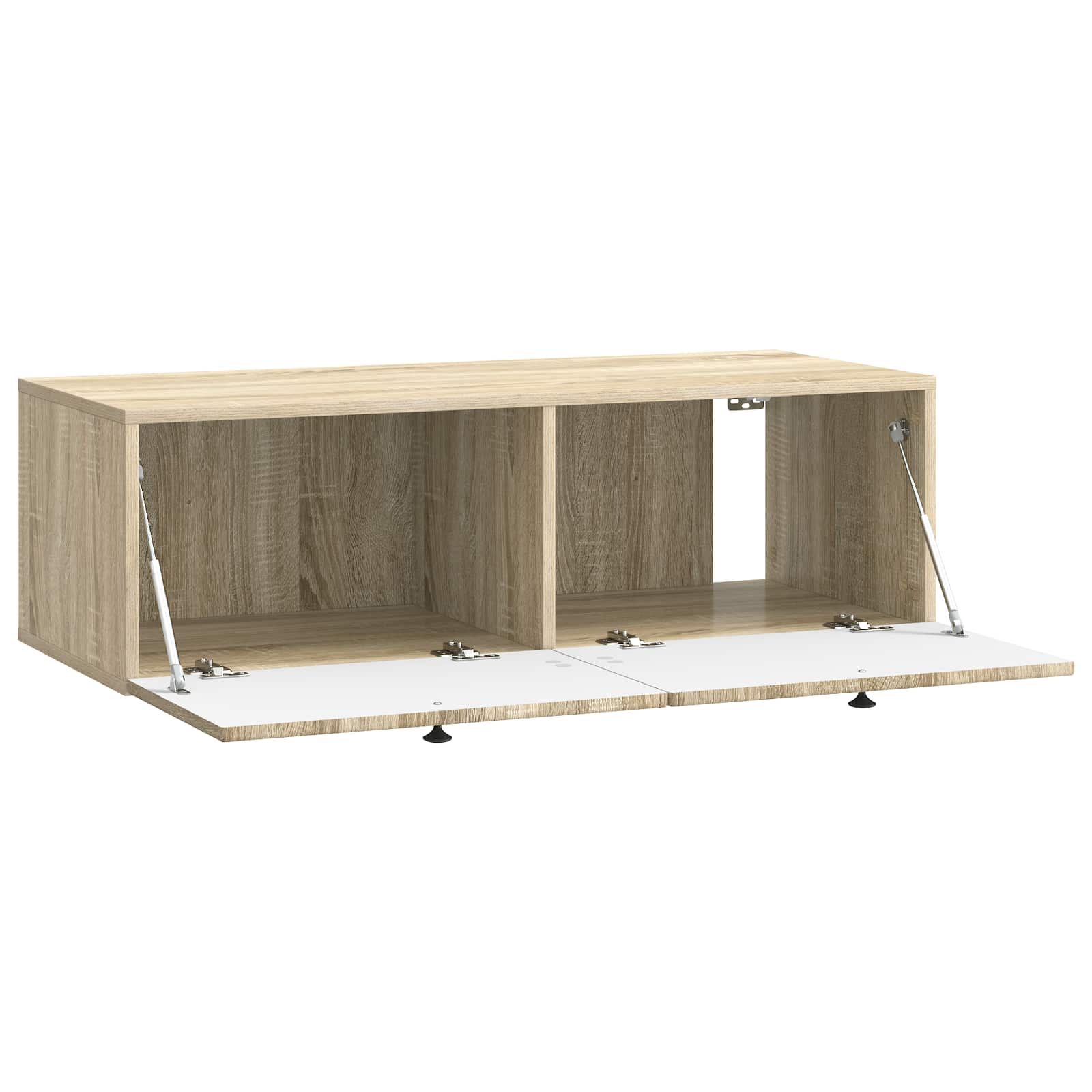 vidaXL Wall-Mounted TV Cabinet Wall-mounted Sonoma Oak 98 x 41 x 30 cm 5