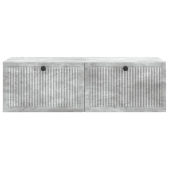 vidaXL Wall-Mounted TV Cabinet Concrete Grey 98 x 41 x 30 cm 6