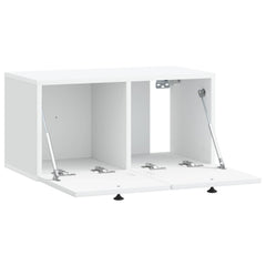 vidaXL Wall-Mounted TV Cabinet White 59.5 x 31 x 30 cm Engineered Wood 5