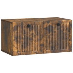 vidaXL Wall-Mounted TV Cabinet Smoked Oak 59.5 x 31 x 30 cm 2