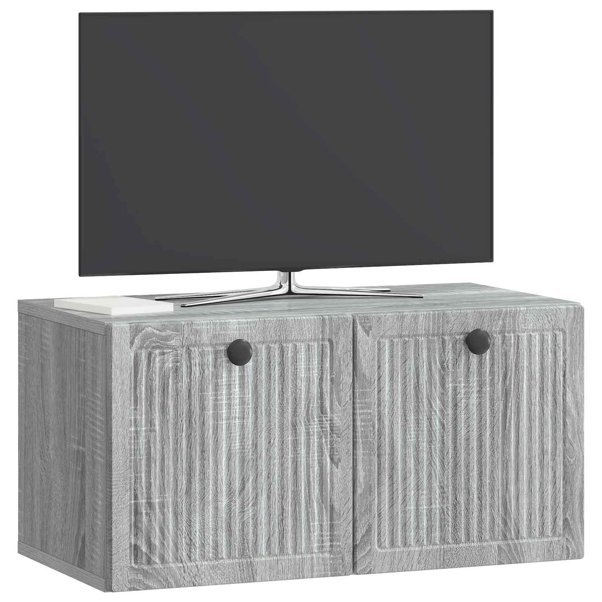 Wall-Mounted TV Cabinet 59.5 x 31 x 30 cm Depth 31 cm Width 59.5 cm Grey sonoma