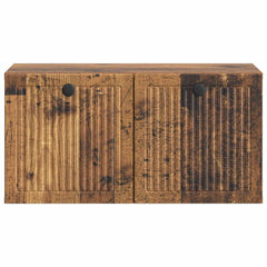 vidaXL Wall-Mounted TV Cabinet Wall-mounted Old Wood 59.5 x 31 x 30 cm 6