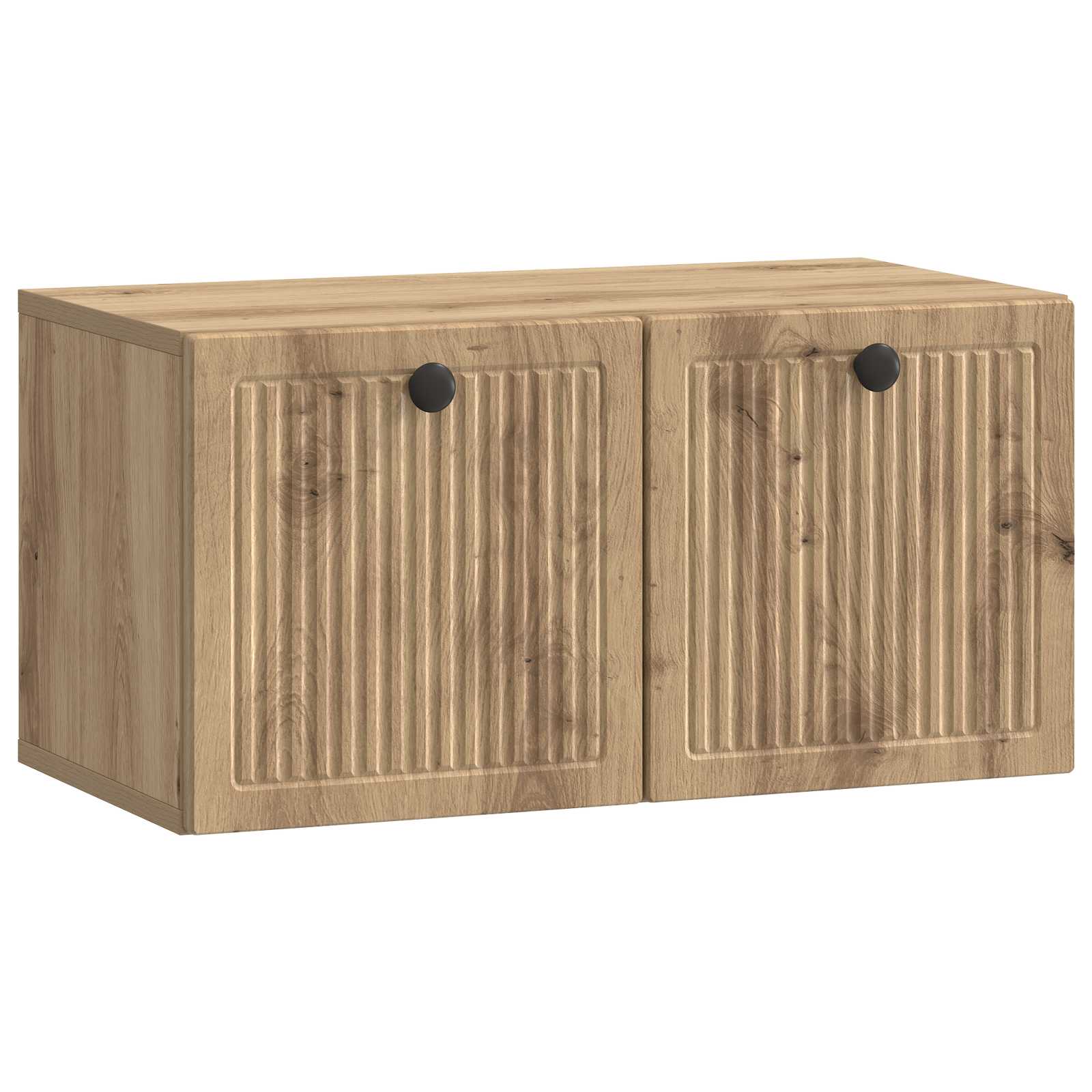 vidaXL Wall-Mounted TV Cabinet 59.5 x 31 x 30 cm Artisan Oak 2