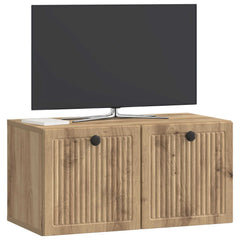 vidaXL Wall-Mounted TV Cabinet 59.5 x 31 x 30 cm Artisan Oak 3