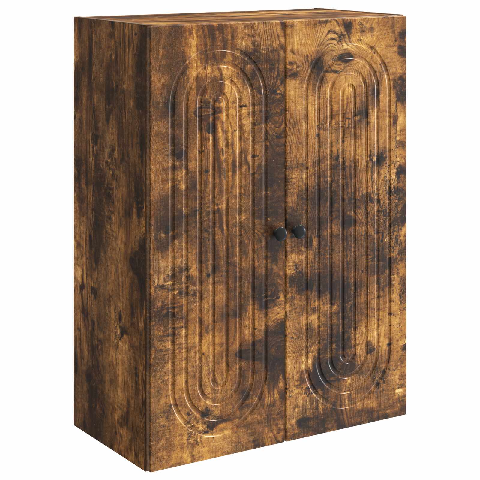 vidaXL Wall-Mounted Cabinet Smoked Oak 66 x 34.5 x 90 cm 2