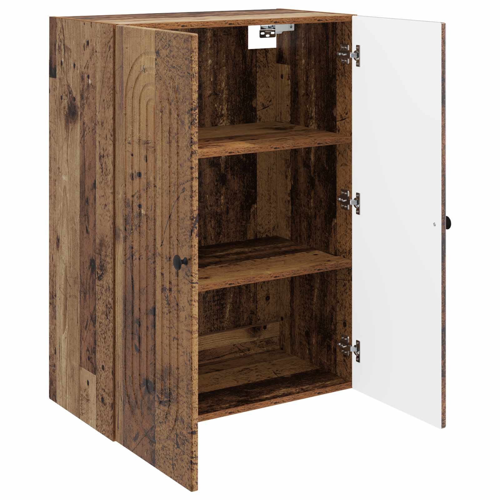 vidaXL Wall-Mounted Cabinet Old Wood 66 x 34.5 x 90 cm Engineered Wood 3