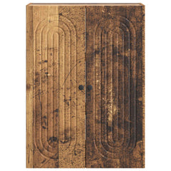 vidaXL Wall-Mounted Cabinet Old Wood 66 x 34.5 x 90 cm Engineered Wood 4
