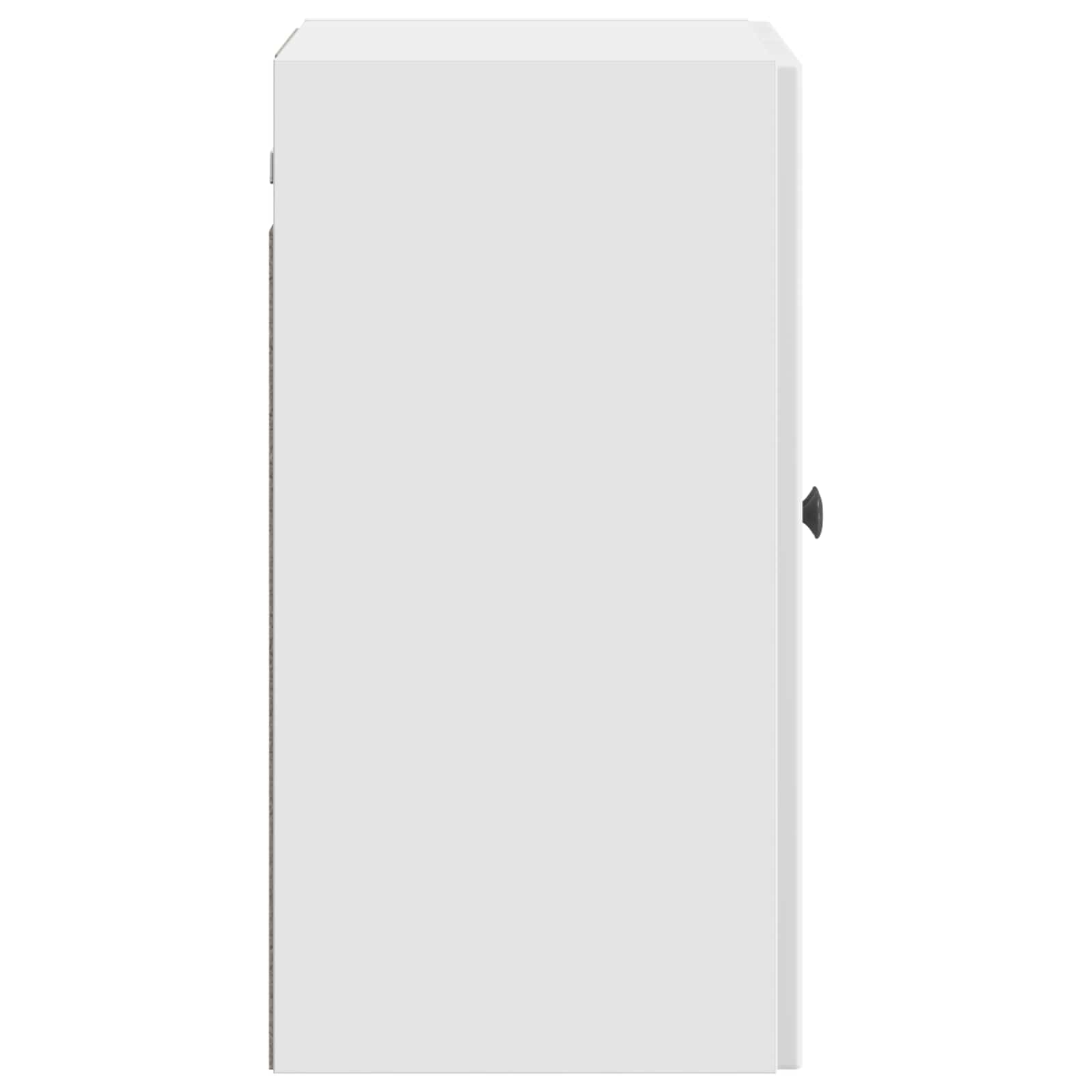 vidaXL Wall-Mounted Cabinet High Gloss White 59 x 31 x 60 cm 5