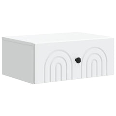 vidaXL Wall-Mounted Bedside Cabinet 2 pcs White 49 x 34.5 x 20 cm 5