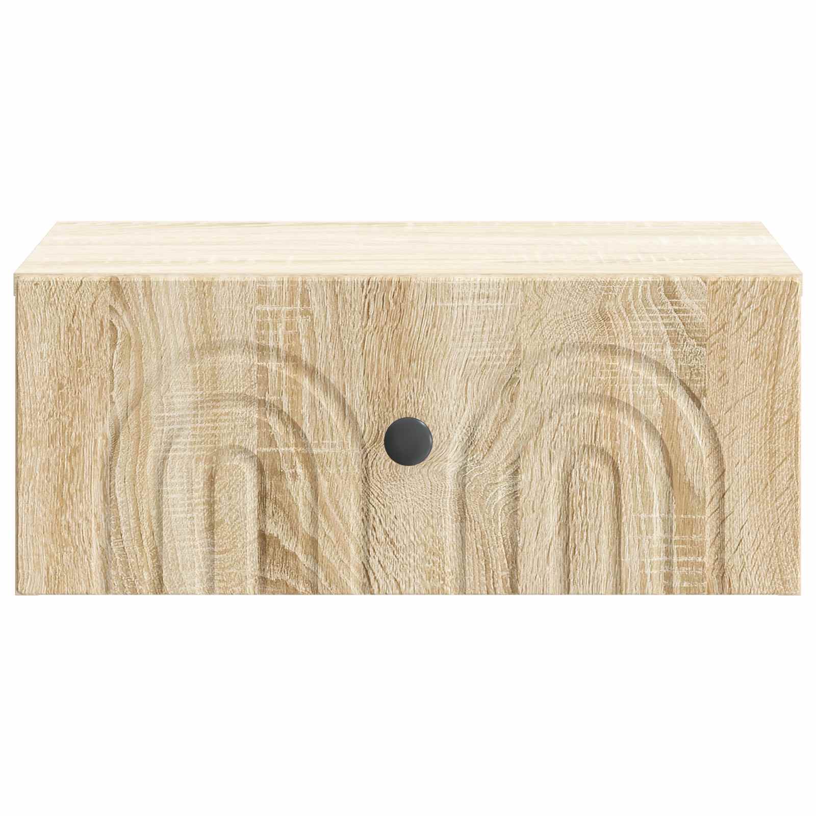 vidaXL Wall-Mounted Bedside Cabinet Sonoma Oak 49 x 34.5 x 20 cm 5