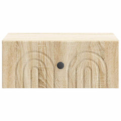 vidaXL Wall-Mounted Bedside Cabinet Sonoma Oak 49 x 34.5 x 20 cm 5