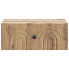 vidaXL Wall-Mounted Bedside Cabinet Artisan Oak 49 x 34.5 x 20 cm 5