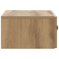 vidaXL Wall-Mounted Bedside Cabinet Artisan Oak 49 x 34.5 x 20 cm 6