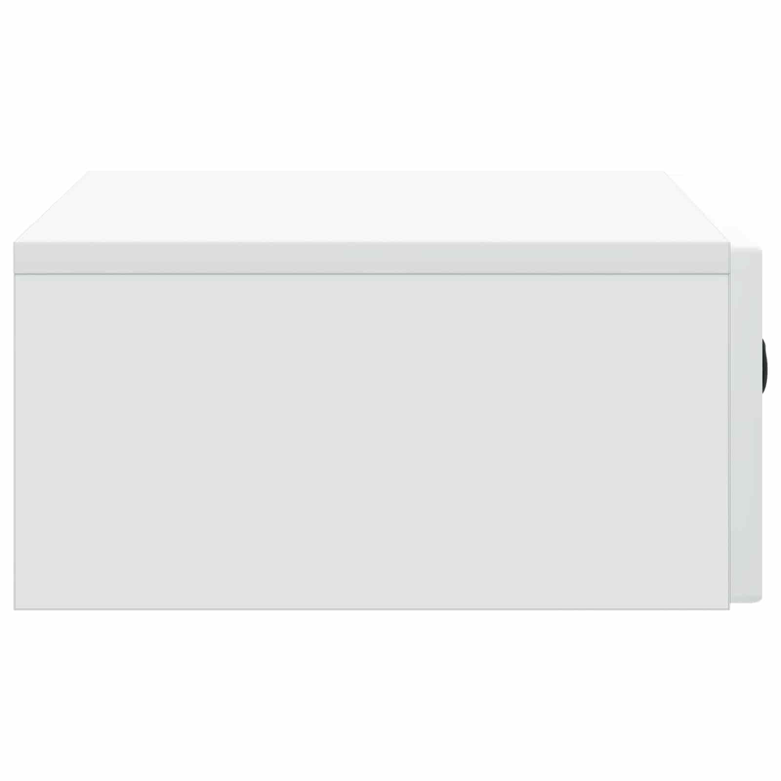 vidaXL Wall-Mounted Side Table White 59 x 34.5 x 17 cm Engineered Wood 6