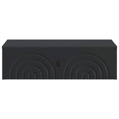 vidaXL Wall-Mounted Side Table 59 x 34.5 x 17 cm Engineered Wood Black 5