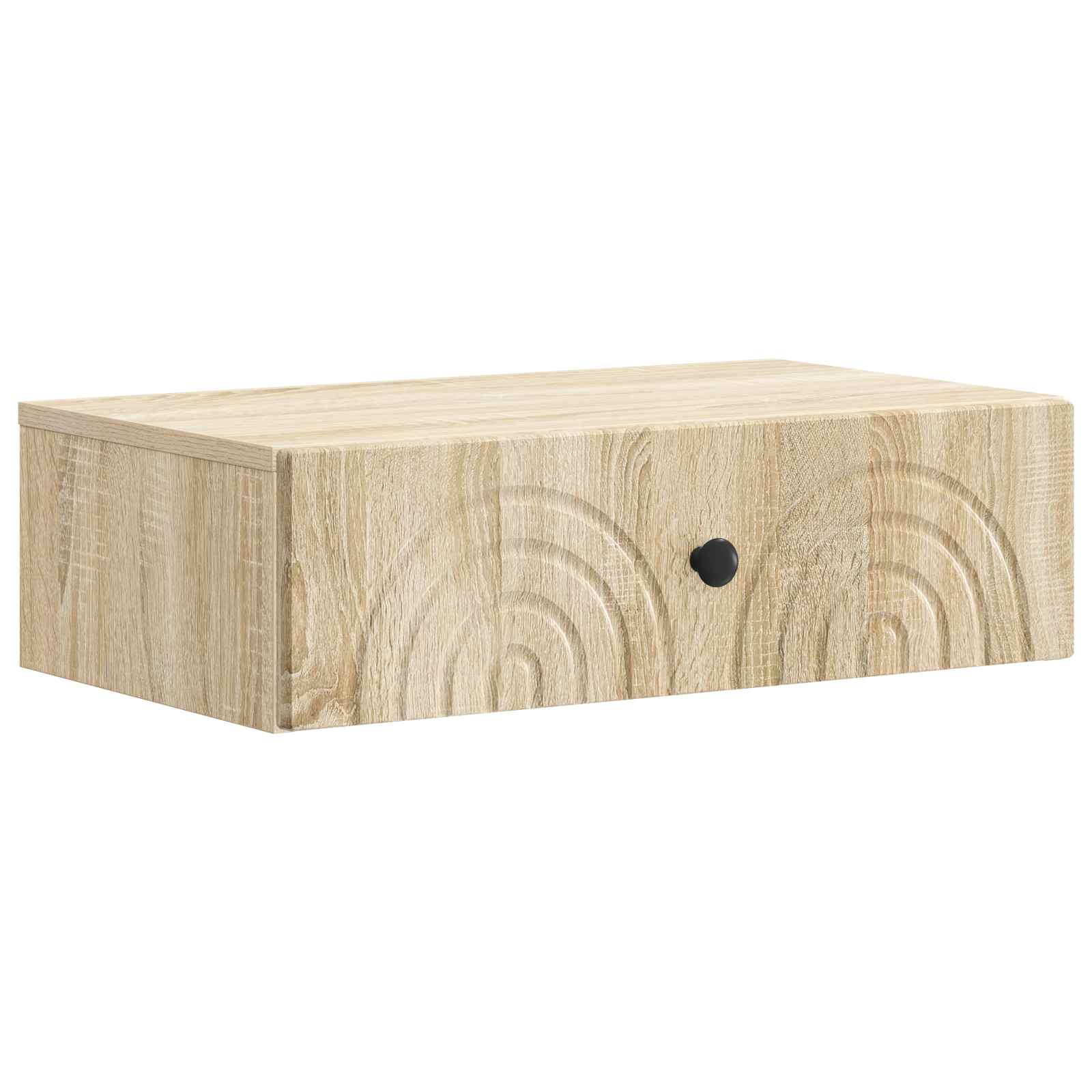 vidaXL Wall-Mounted Side Table 59 x 34.5 x 17 cm Engineered Wood 2