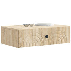 vidaXL Wall-Mounted Side Table 59 x 34.5 x 17 cm Engineered Wood 3