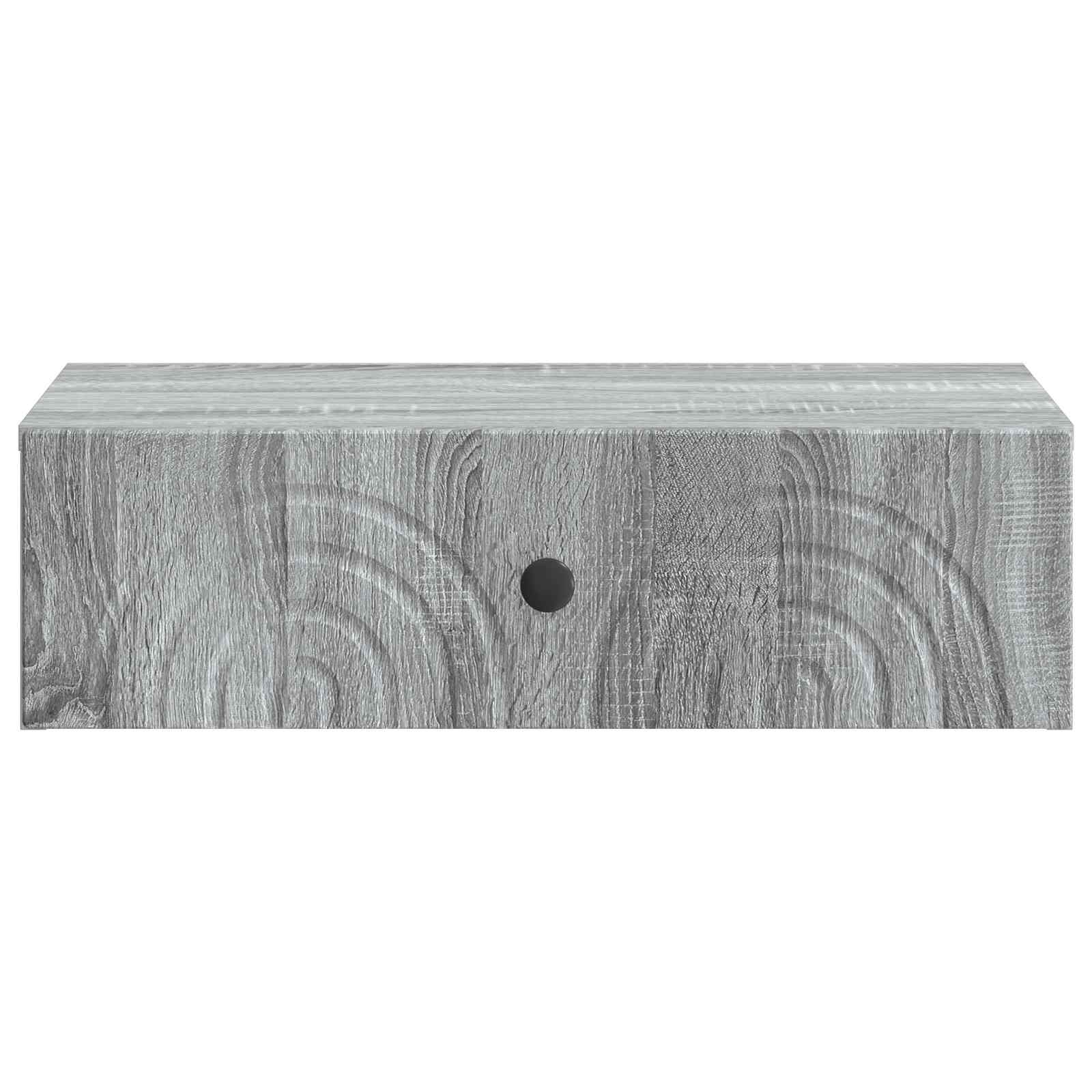 vidaXL Wall-Mounted Side Table 59 x 34.5 x 17 cm Engineered Wood 5