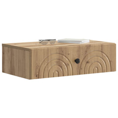 vidaXL Wall-Mounted Side Table 59 x 34.5 x 17 cm Engineered Wood 3