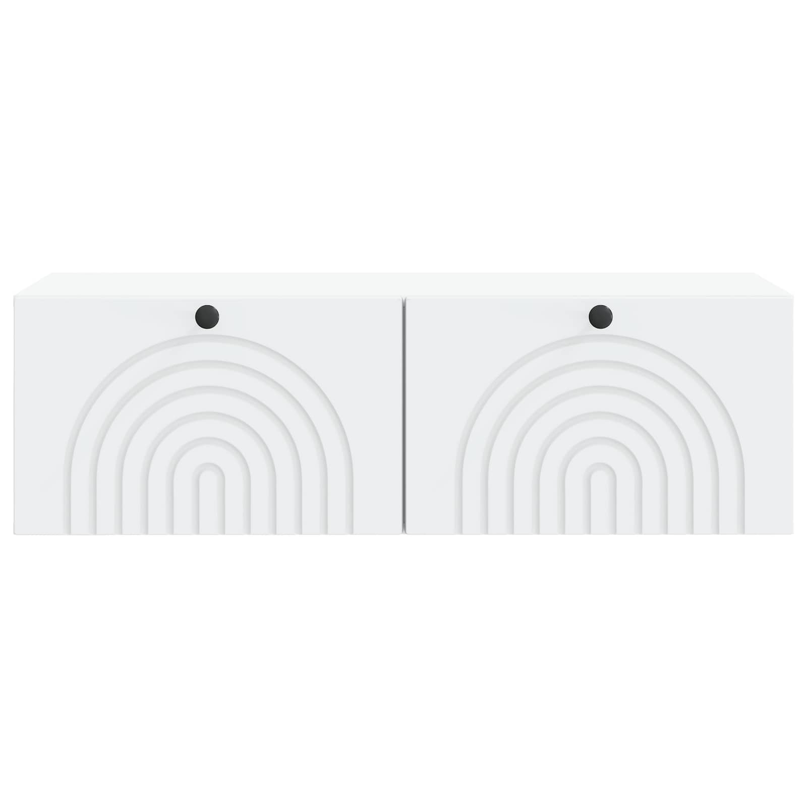 vidaXL Wall-Mounted TV Cabinet 99 x 41 x 30 cm White Engineered Wood 6