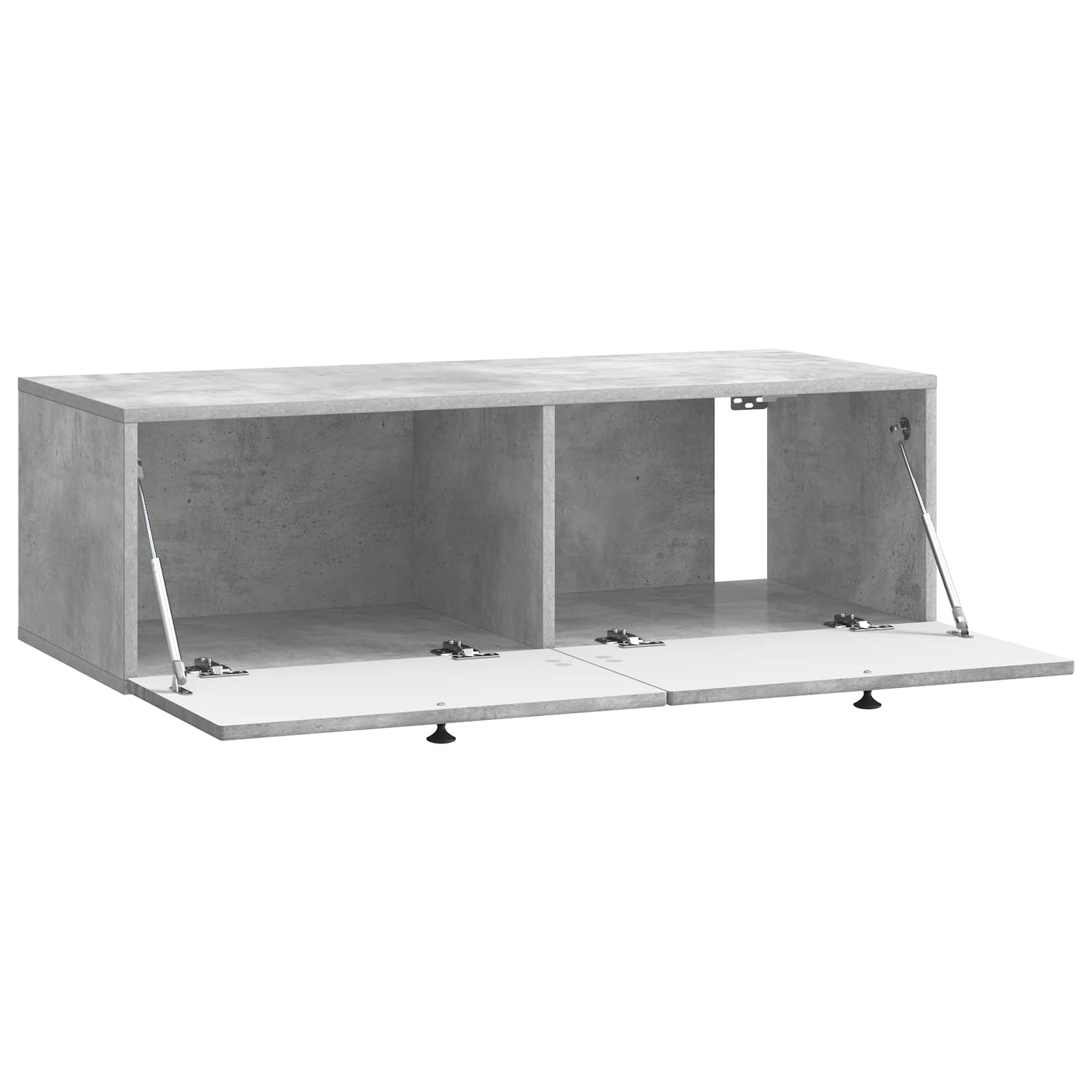 vidaXL Wall-Mounted TV Cabinet Concrete Grey 99 x 41 x 30 cm 5