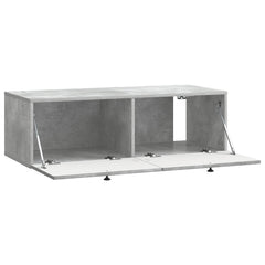 vidaXL Wall-Mounted TV Cabinet Concrete Grey 99 x 41 x 30 cm 5