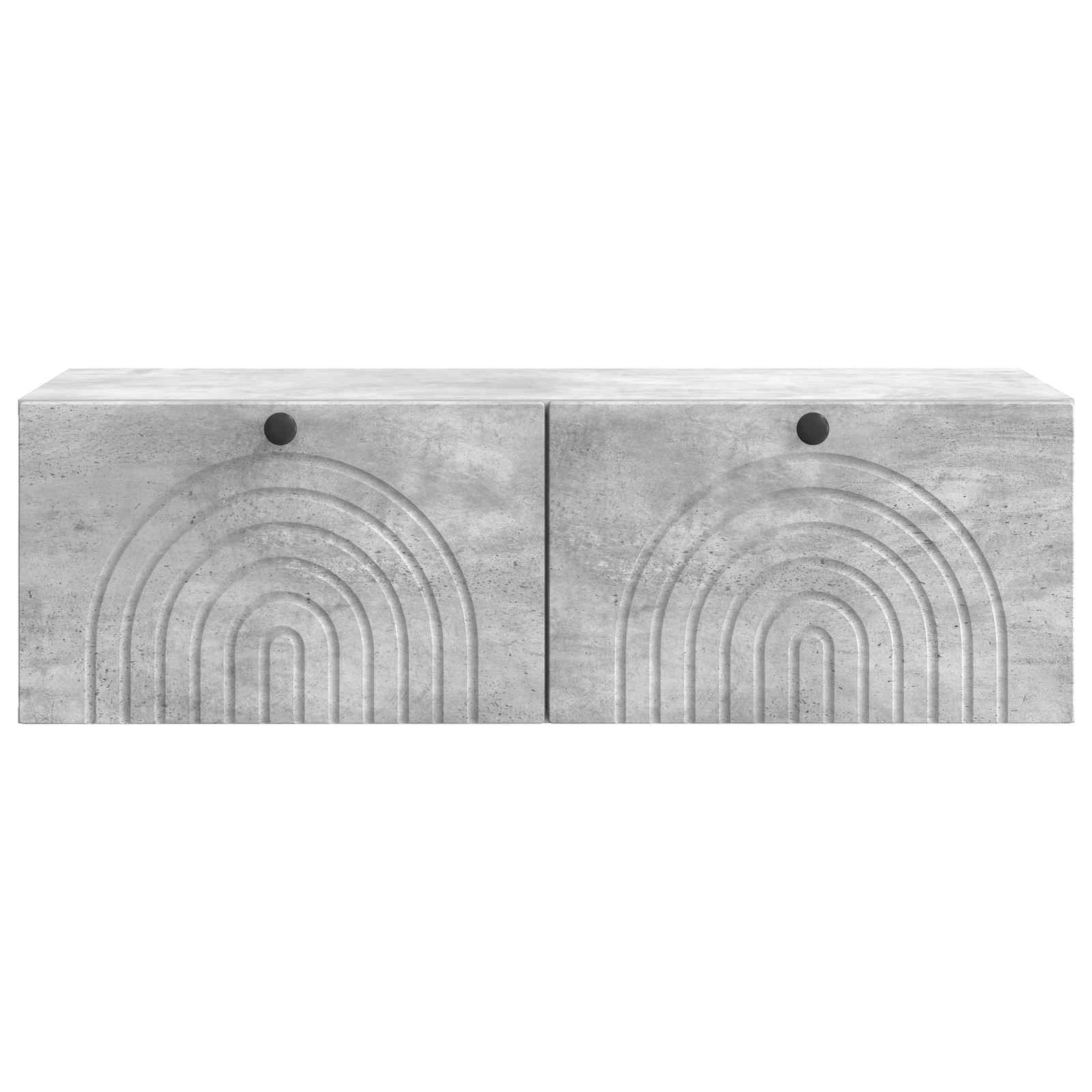 vidaXL Wall-Mounted TV Cabinet Concrete Grey 99 x 41 x 30 cm 6
