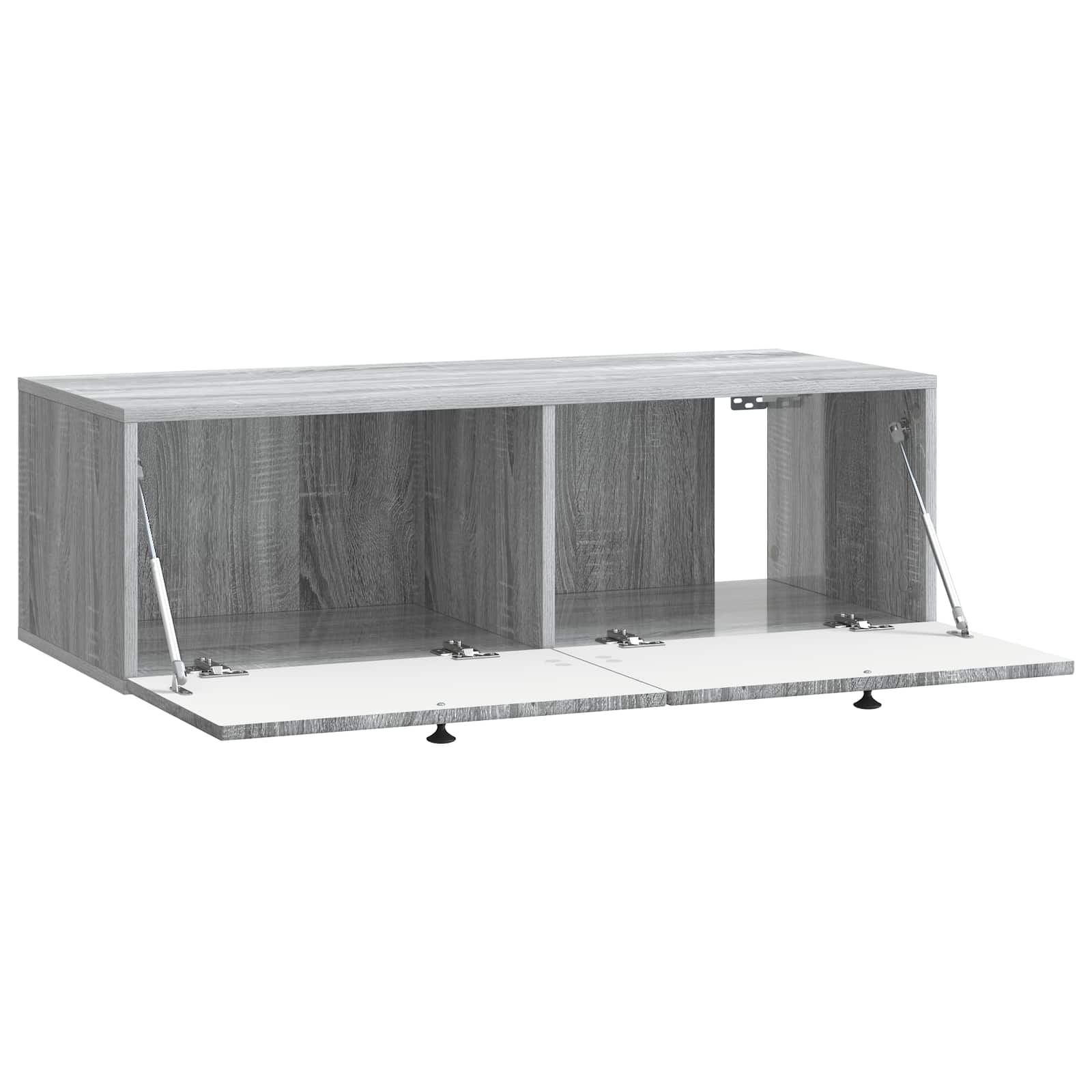 vidaXL Wall-Mounted TV Cabinet Grey Sonoma 99 x 41 x 30 cm 5
