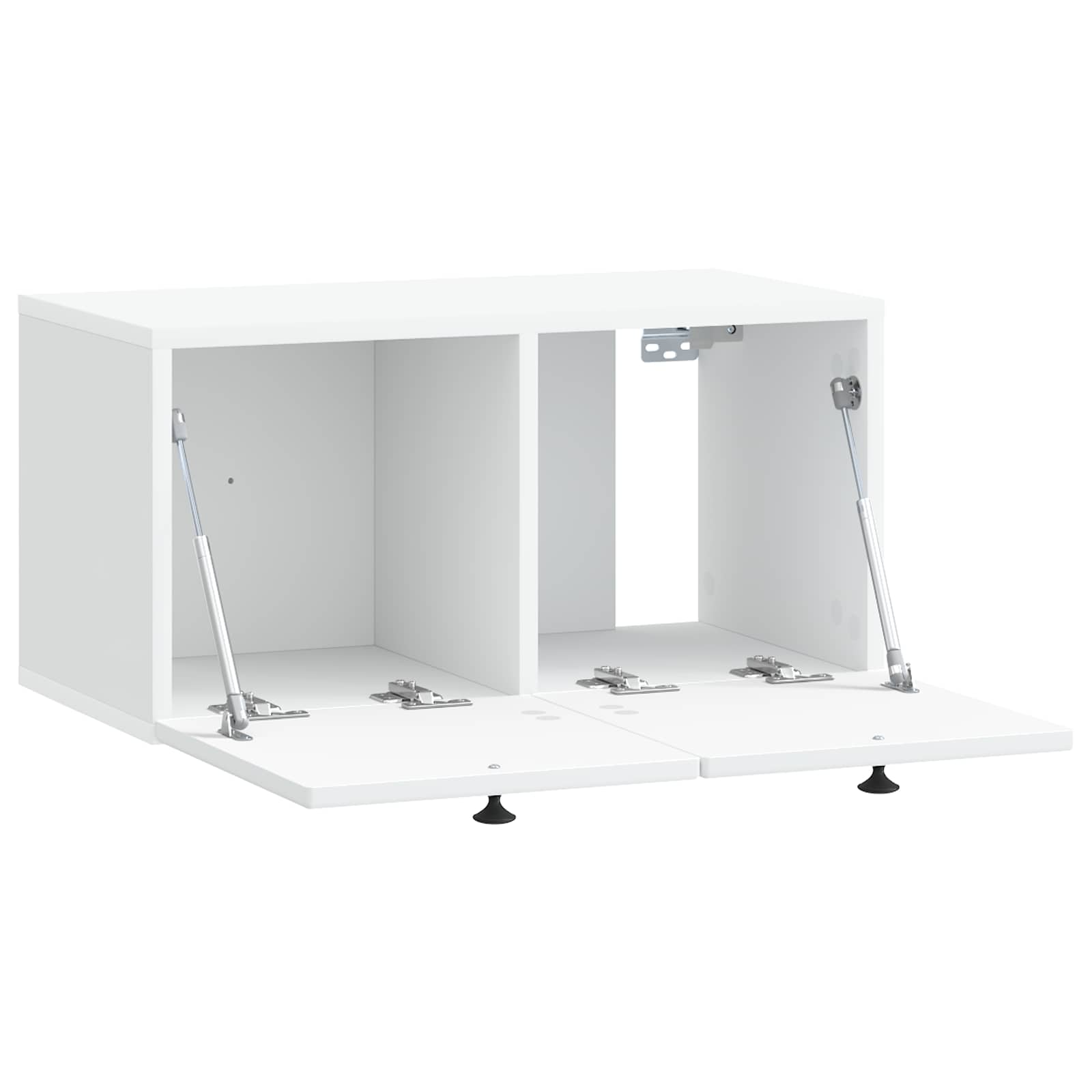 vidaXL Wall-Mounted TV Cabinet White 59.5 x 31 x 30 cm Engineered Wood 5