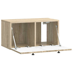 vidaXL Wall-Mounted TV Cabinet Sonoma Oak 59.5 x 31 x 30 cm 5