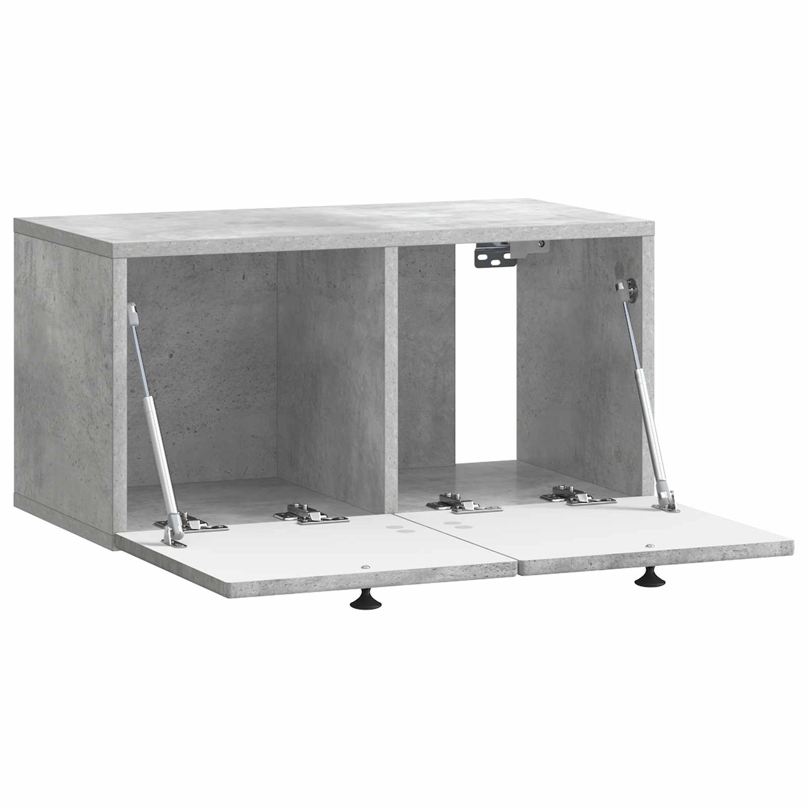vidaXL Wall-Mounted TV Cabinet Concrete Grey 59.5 x 31 x 30 cm 5
