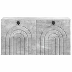 vidaXL Wall-Mounted TV Cabinet Concrete Grey 59.5 x 31 x 30 cm 6