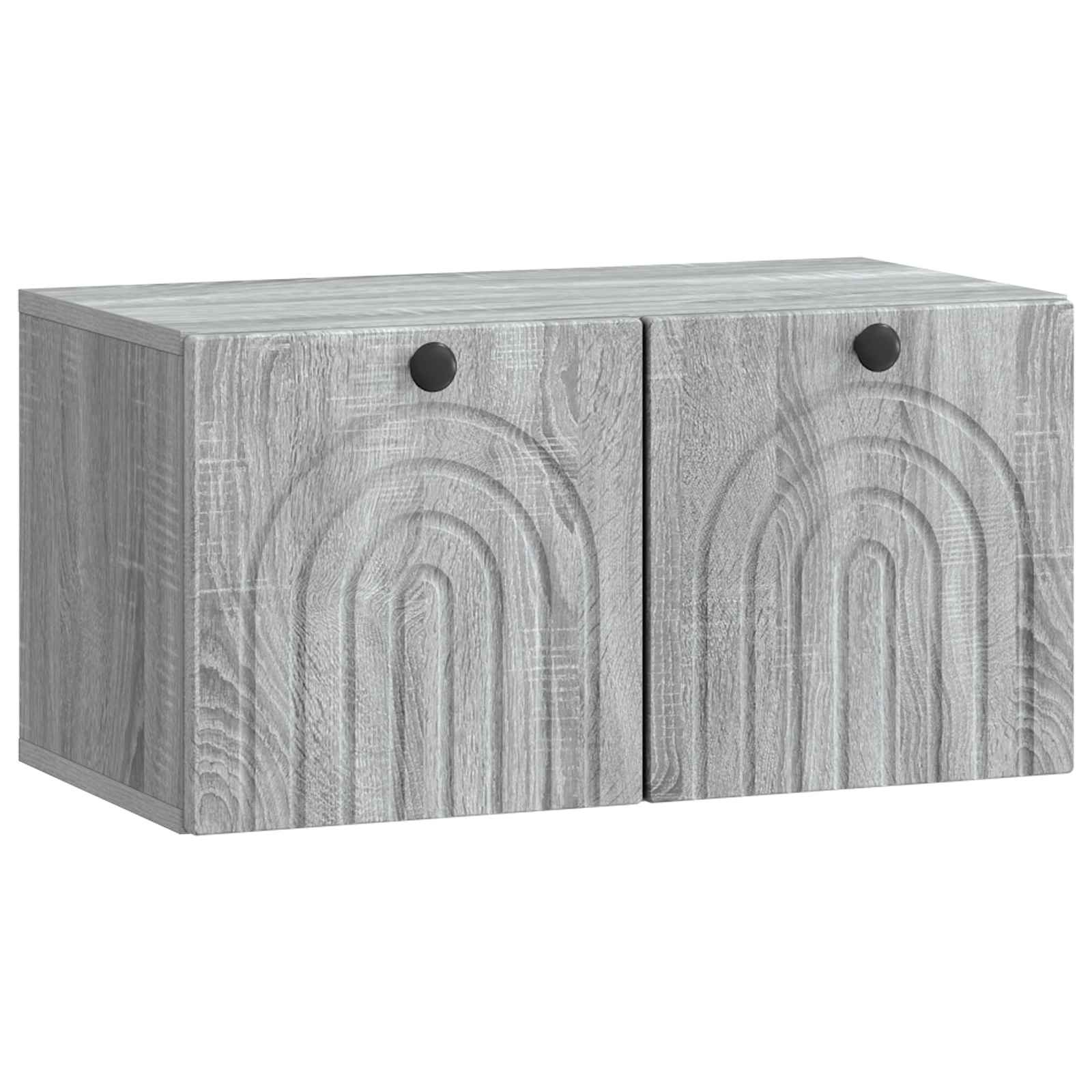 vidaXL Wall-Mounted TV Cabinet Grey Sonoma 59.5 x 31 x 30 cm 2