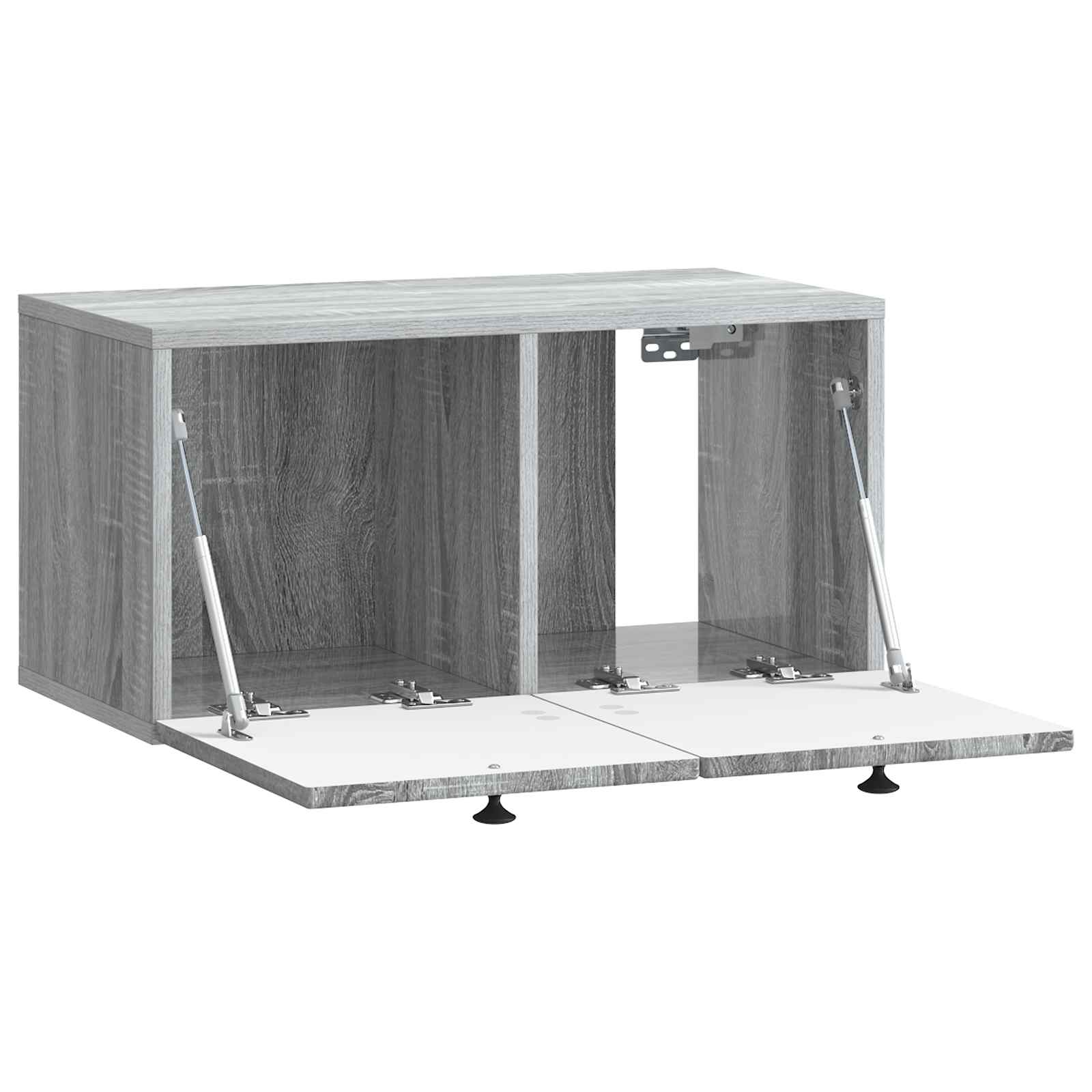 vidaXL Wall-Mounted TV Cabinet Grey Sonoma 59.5 x 31 x 30 cm 5