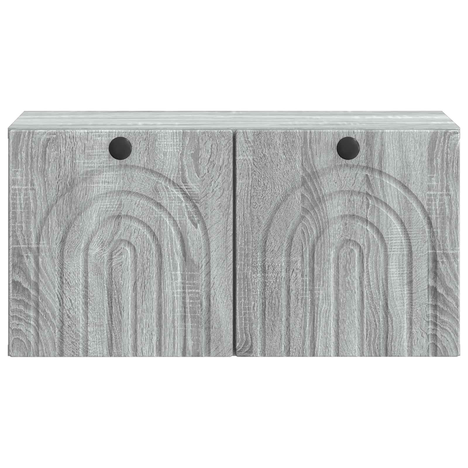 vidaXL Wall-Mounted TV Cabinet Grey Sonoma 59.5 x 31 x 30 cm 6