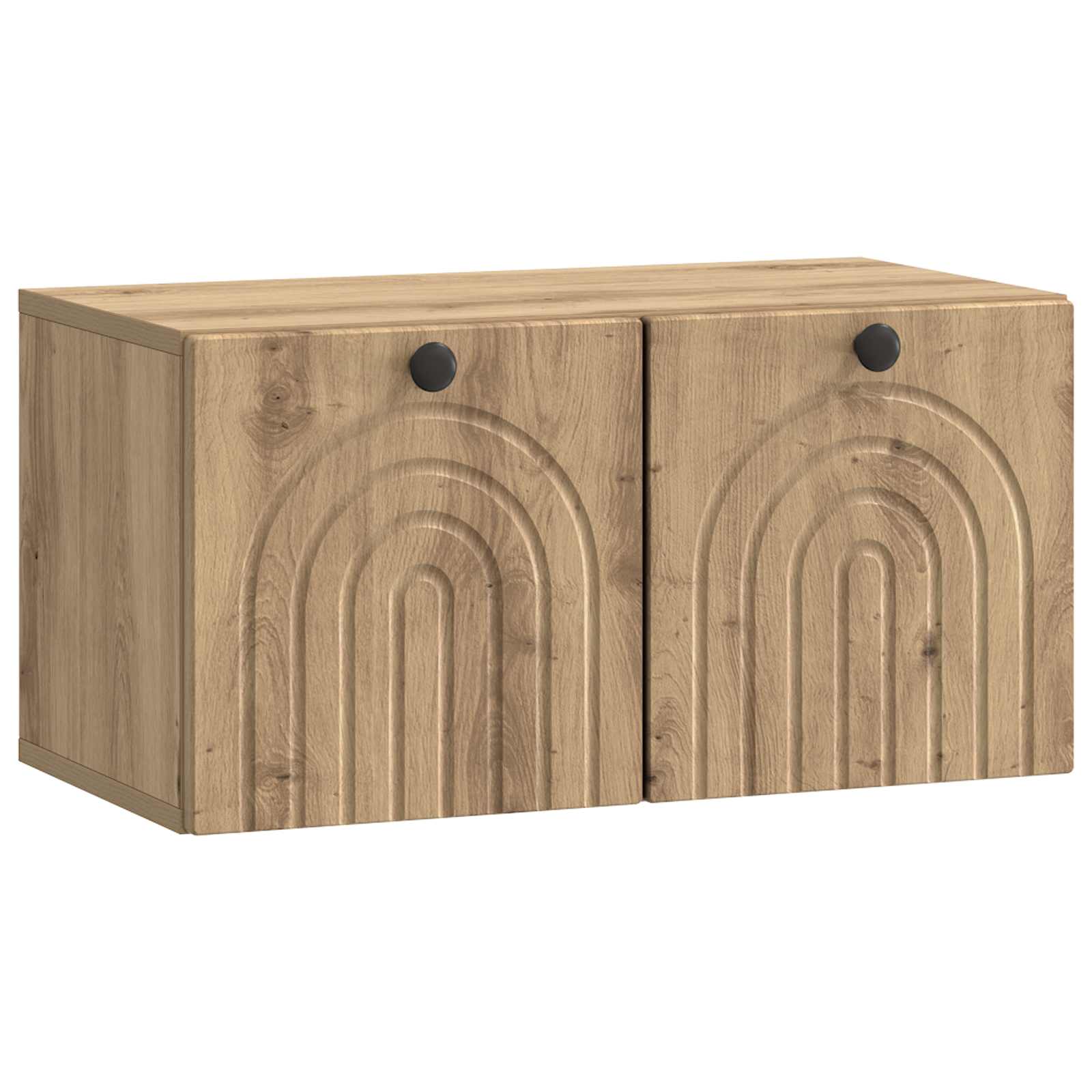 vidaXL Wall-Mounted TV Cabinet 59.5 x 31 x 30 cm Artisan Oak 2