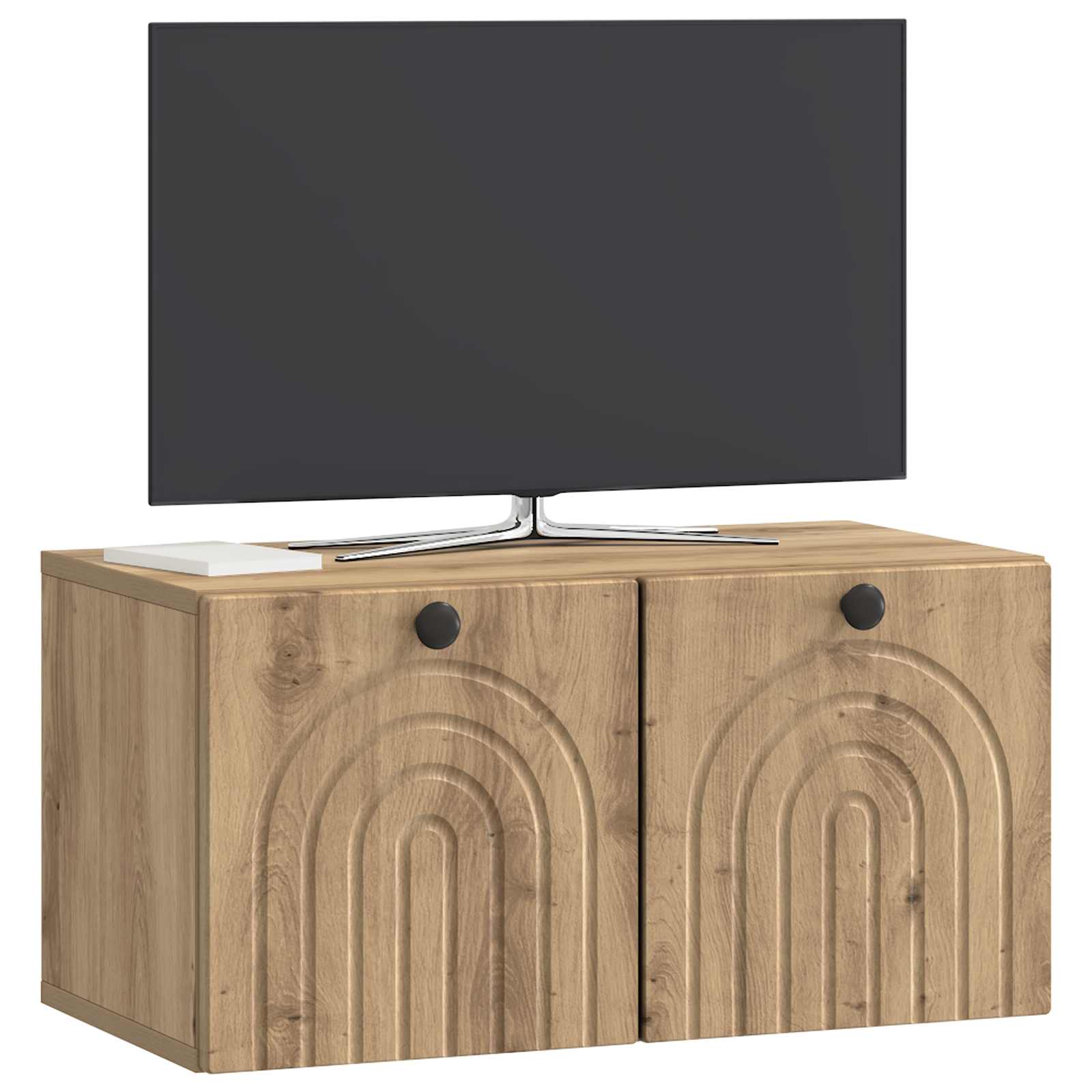 vidaXL Wall-Mounted TV Cabinet 59.5 x 31 x 30 cm Artisan Oak 3