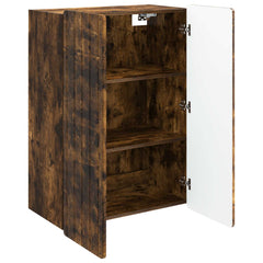 vidaXL Wall-Mounted Cabinet Smoked Oak 66 x 34.5 x 92 cm 3